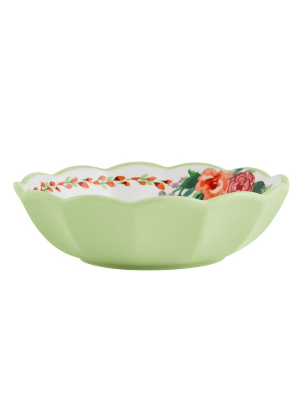 The Pioneer Woman Green Kitchen Tools Painted Meadows 7.27" Floral Cereal Bowl